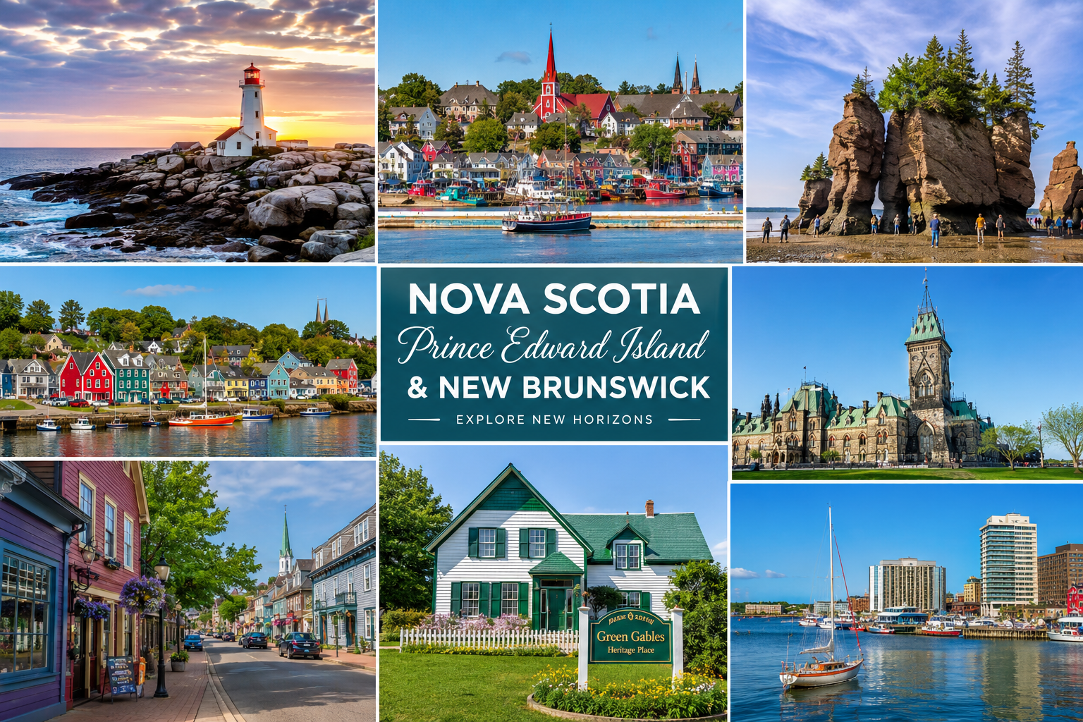 Nova Scotia, Prince Edward Island & New Brunswick